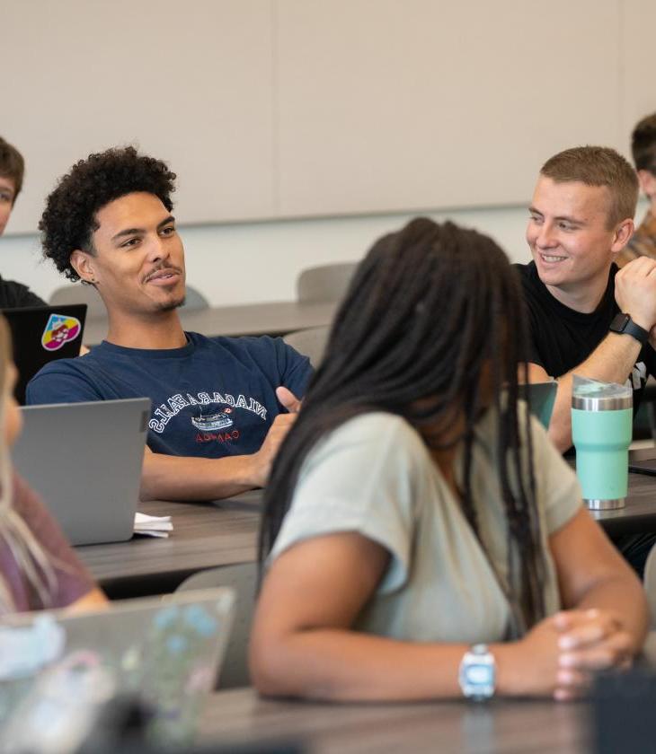 mix of gender students in a lecture room